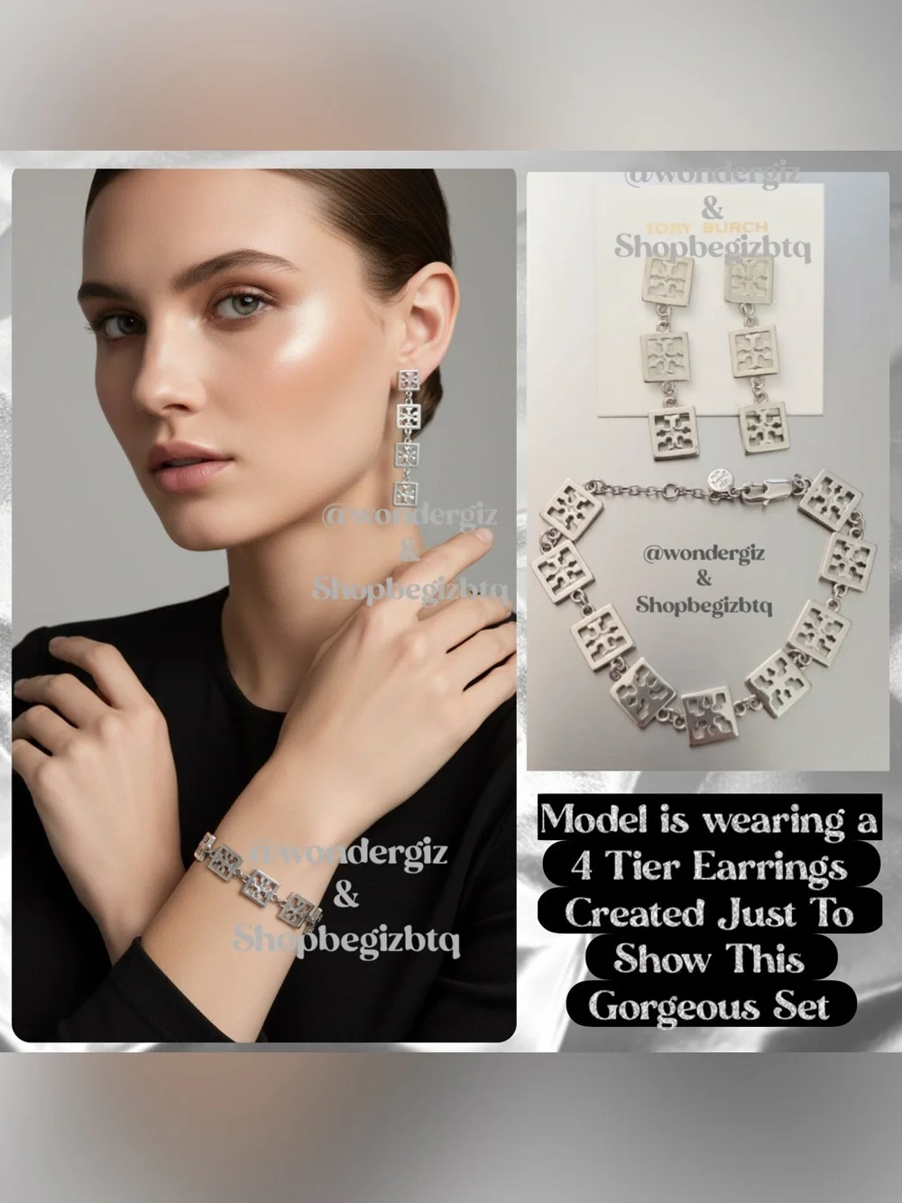 🔥🔥Authentic Designer Bracelet & Earrings Set At Awesome Prices To Buy Now Firm